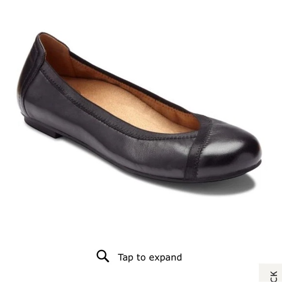 Vionic Caroll Black Napa Flat Size 10 SOLD OUT - Picture 6 of 9